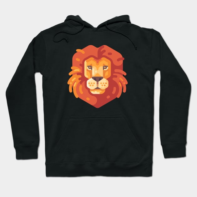 Lion Head Hoodie by IvanDubovik